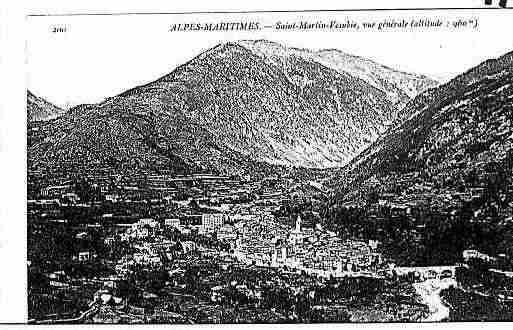 Ville de SAINTMARTINVESUBIE Carte postale ancienne