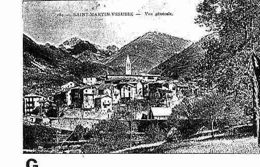 Ville de SAINTMARTINVESUBIE Carte postale ancienne