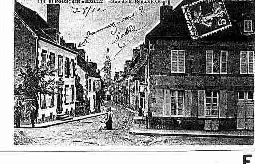 Ville de SAINTPOURCAINSURSIOULE Carte postale ancienne