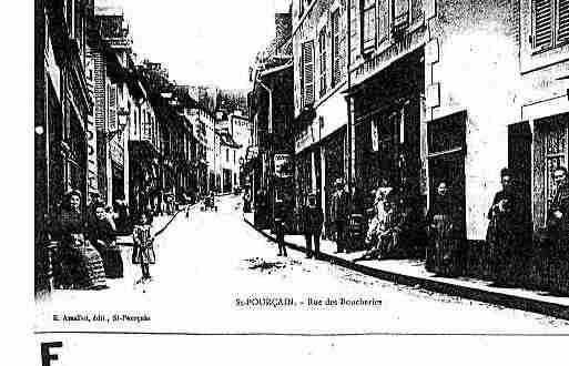 Ville de SAINTPOURCAINSURSIOULE Carte postale ancienne