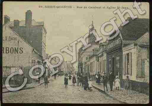 Ville de SAINTQUENTIN Carte postale ancienne