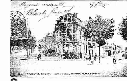 Ville de SAINTQUENTIN Carte postale ancienne