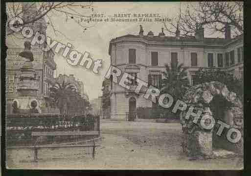 Ville de SAINTRAPHAEL Carte postale ancienne