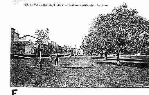 Ville de SAINTVALLIERDETHIEY Carte postale ancienne