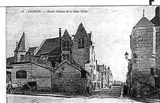 Ville de SAUMUR Carte postale ancienne