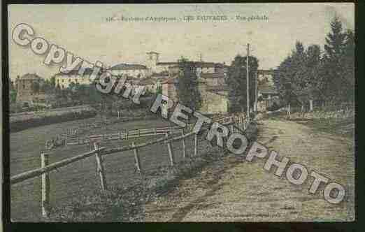 Ville de SAUVAGES(LES) Carte postale ancienne