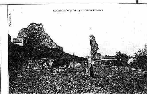 Ville de SAVENNIERES Carte postale ancienne