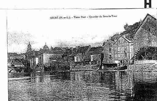 Ville de SEGRE Carte postale ancienne