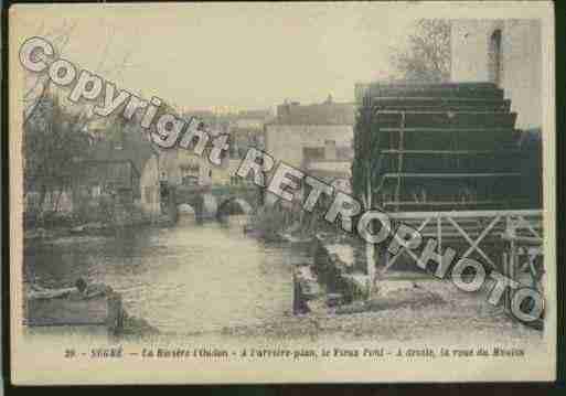 Ville de SEGRE Carte postale ancienne