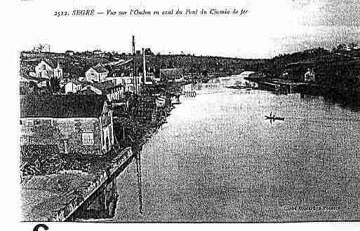 Ville de SEGRE Carte postale ancienne