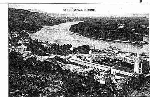 Ville de SERRIERES Carte postale ancienne