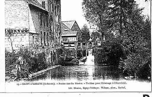 Ville de SIGNYL\'ABBAYE Carte postale ancienne