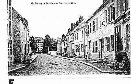 Ville de SISSONNE Carte postale ancienne