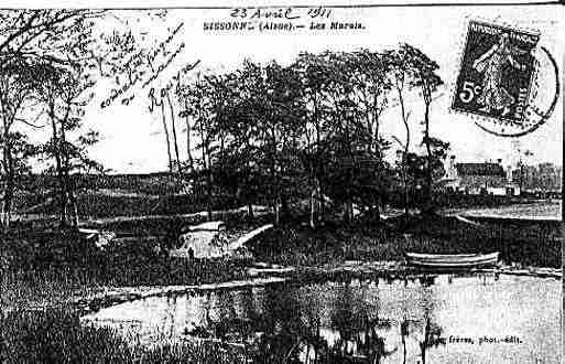 Ville de SISSONNE Carte postale ancienne