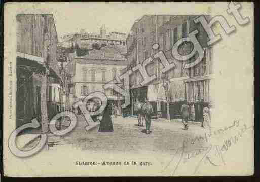 Ville de SISTERON Carte postale ancienne