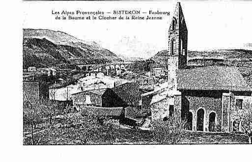 Ville de SISTERON Carte postale ancienne