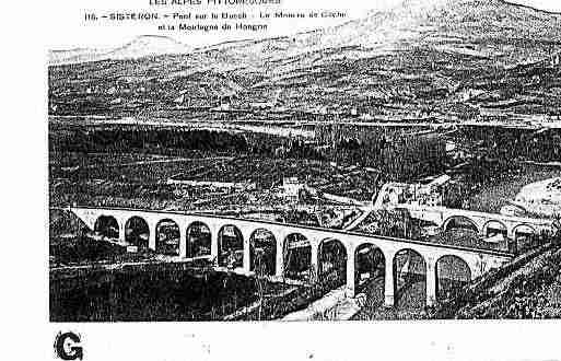 Ville de SISTERON Carte postale ancienne