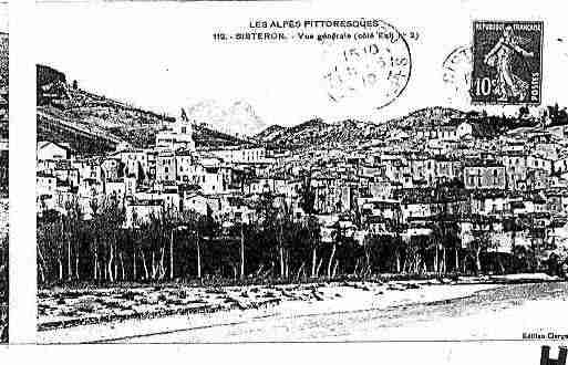 Ville de SISTERON Carte postale ancienne