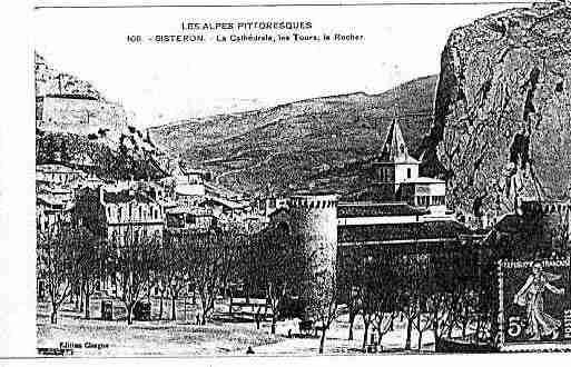 Ville de SISTERON Carte postale ancienne