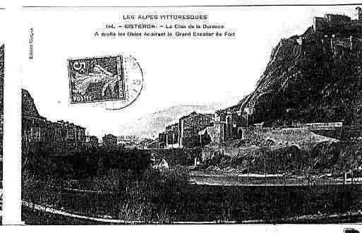 Ville de SISTERON Carte postale ancienne