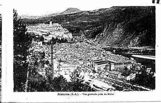 Ville de SISTERON Carte postale ancienne