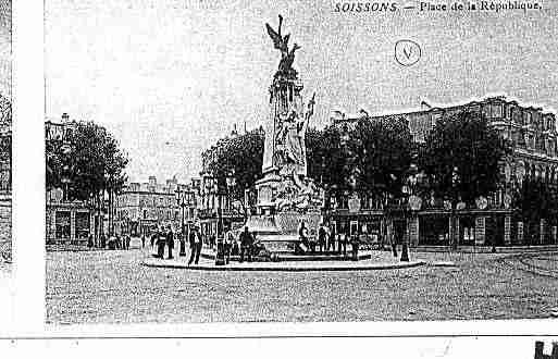 Ville de SOISSONS Carte postale ancienne