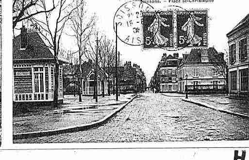 Ville de SOISSONS Carte postale ancienne