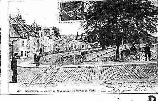 Ville de SOISSONS Carte postale ancienne