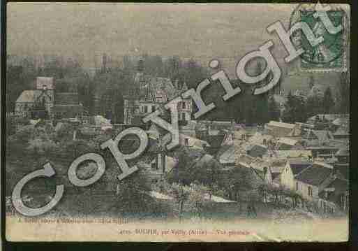 Ville de SOUPIR Carte postale ancienne