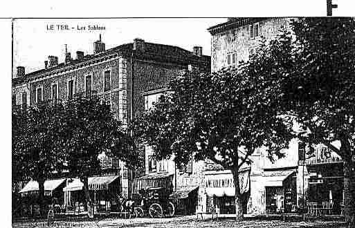 Ville de TEIL(LE) Carte postale ancienne