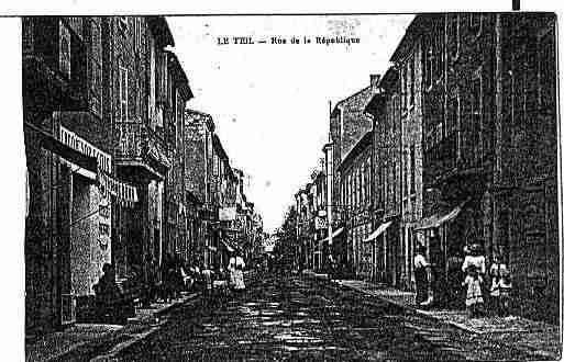 Ville de TEIL(LE) Carte postale ancienne