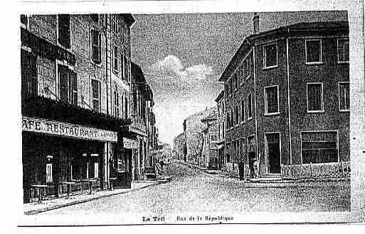 Ville de TEIL(LE) Carte postale ancienne