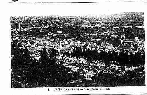 Ville de TEIL(LE) Carte postale ancienne