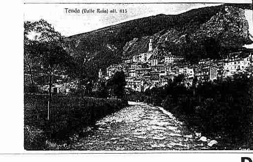 Ville de TENDE Carte postale ancienne