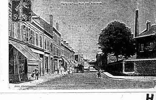 Ville de TERGNIER Carte postale ancienne