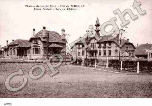 Ville de TERGNIER Carte postale ancienne