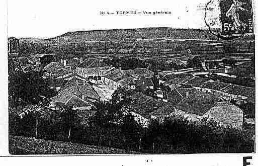 Ville de TERMES Carte postale ancienne