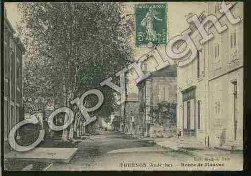 Ville de TOURNONSURRHONE Carte postale ancienne