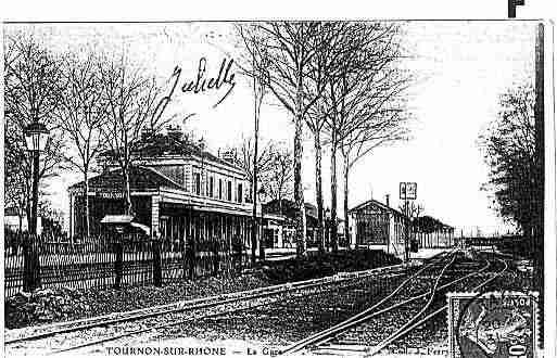 Ville de TOURNONSURRHONE Carte postale ancienne