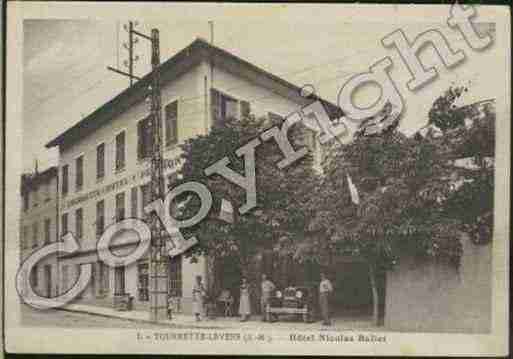 Ville de TOURRETTELEVENS Carte postale ancienne