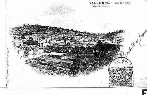 Ville de VALBONNE Carte postale ancienne