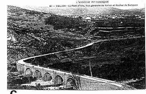 Ville de VALLONPONTD\'ARC Carte postale ancienne