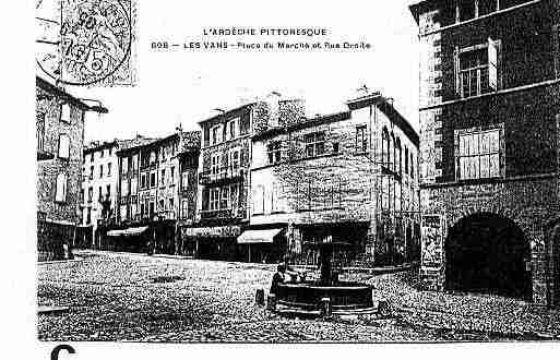 Ville de VANS(LES) Carte postale ancienne