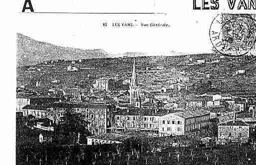 Ville de VANS(LES) Carte postale ancienne