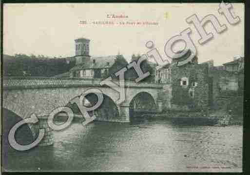 Ville de VARILHES Carte postale ancienne