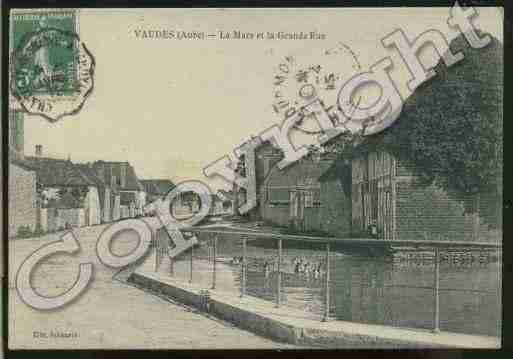 Ville de VAUDES Carte postale ancienne