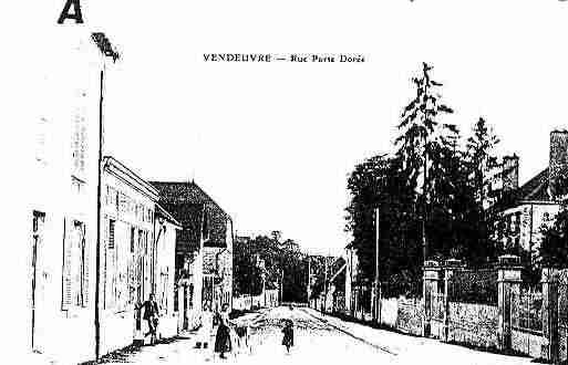 Ville de VENDEUVRESURBARSE Carte postale ancienne