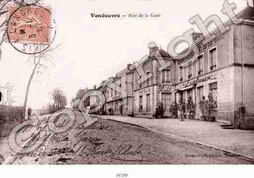 Ville de VENDEUVRESURBARSE Carte postale ancienne