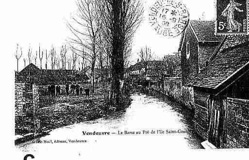 Ville de VENDEUVRESURBARSE Carte postale ancienne