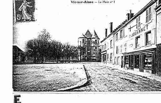 Ville de VICSURAISNE Carte postale ancienne